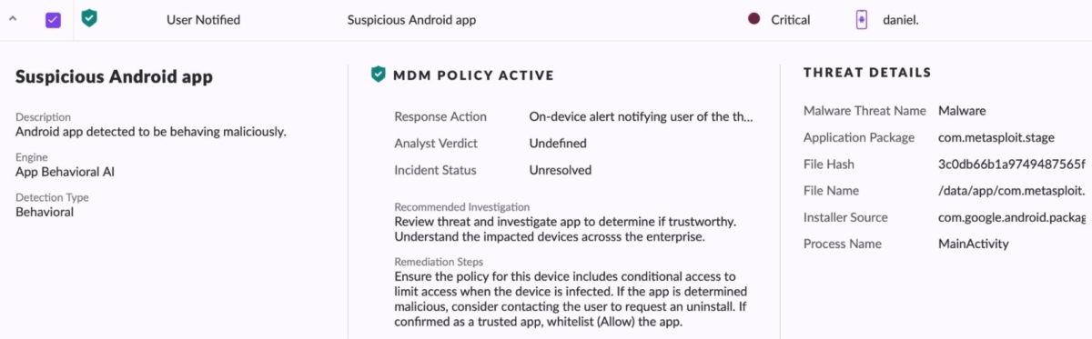 Microsoft Singularity Os Singularity™ Mobile 和 Microsoft Intune 整合的移動威脅偵測 (MTD) - 威雲科技股份有限公司